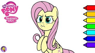 Mlp My Little Pony Coloring Book Mlpfim Fluttershy Coloring Page Mlp Mane 6