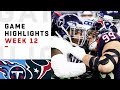 Titans vs. Texans Week 12 Highlights | NFL 2018