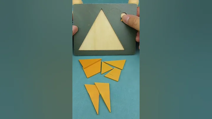 How to fit the small triangle without changing the puzzle's area#puzzle#iq#iqtest