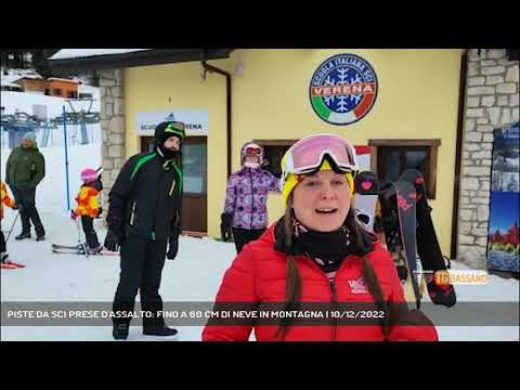 PISTE DA SCI PRESE D'ASSALTO: FINO A 60 CM DI NEVE IN MONTAGNA | 10/12/2022