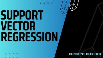 Support Vector Regression (SVR) | Regression | Machine Learning