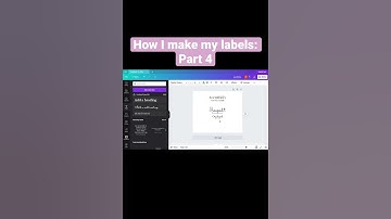 Thumbnail of How I make my labels: Part 4
