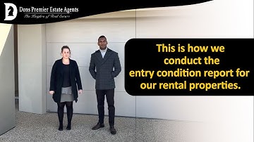 This is how we conduct the entry condition report for our rental properties.