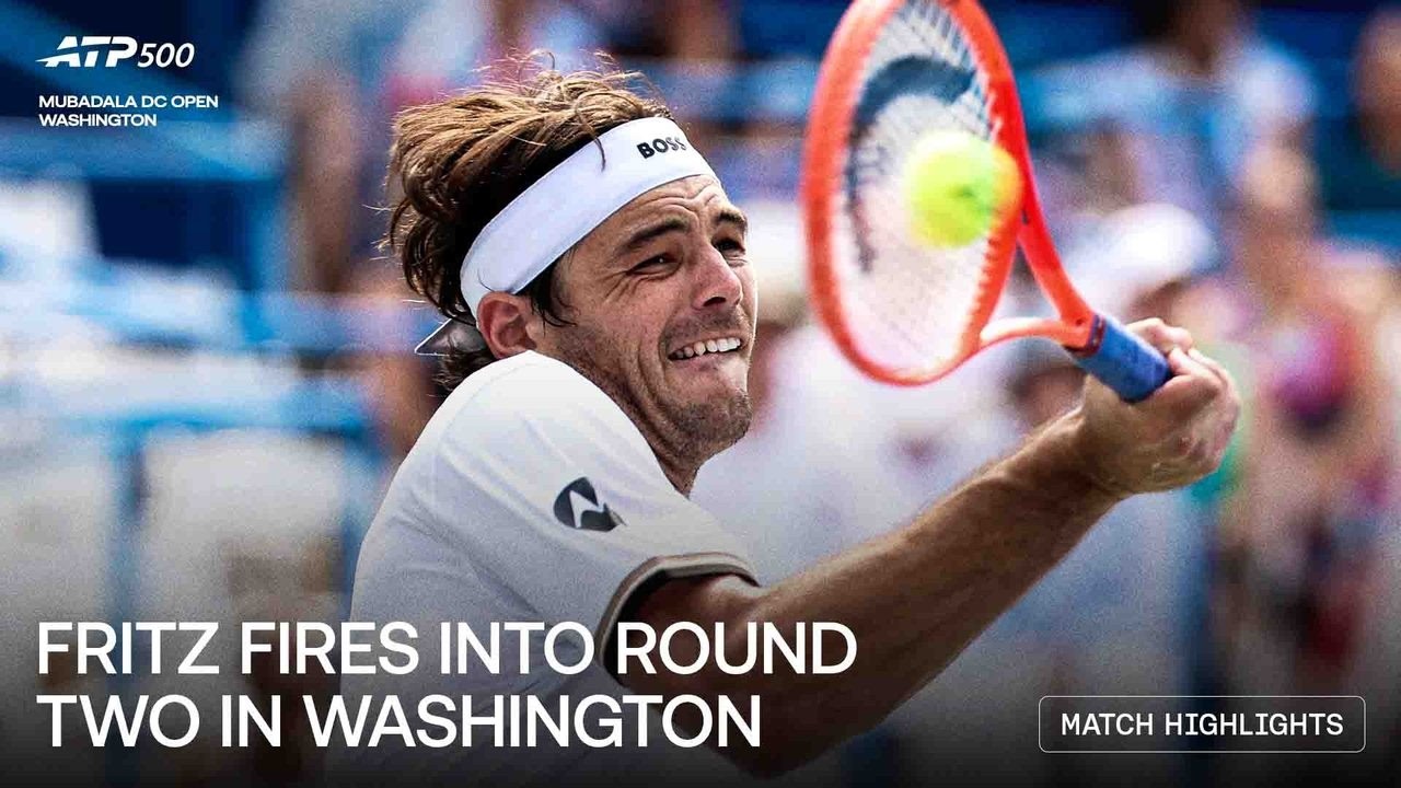 Taylor Fritz vs Zizou Bergs Highlights | 2026 DC Open Round 1