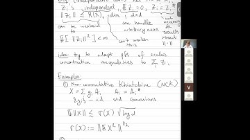 Tatiana Brailovskaya "Universality and matrix concentration inequalities"