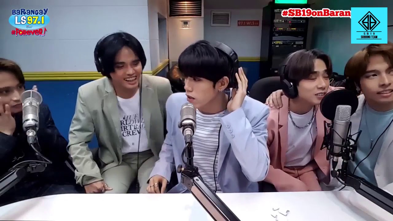  eng sub sb19 barangay ls 97 1 radio acting youtube