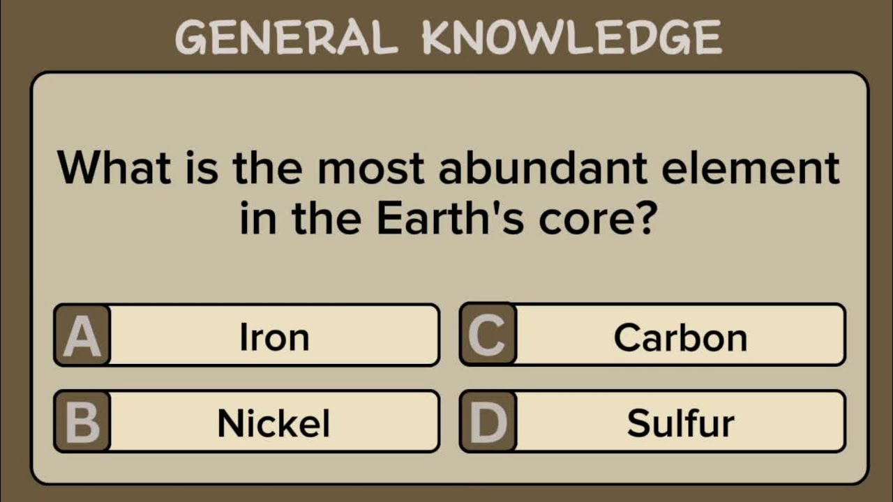 General Knowledge - YouTube
