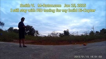 Smith Bi-Copter : PID tuning #3