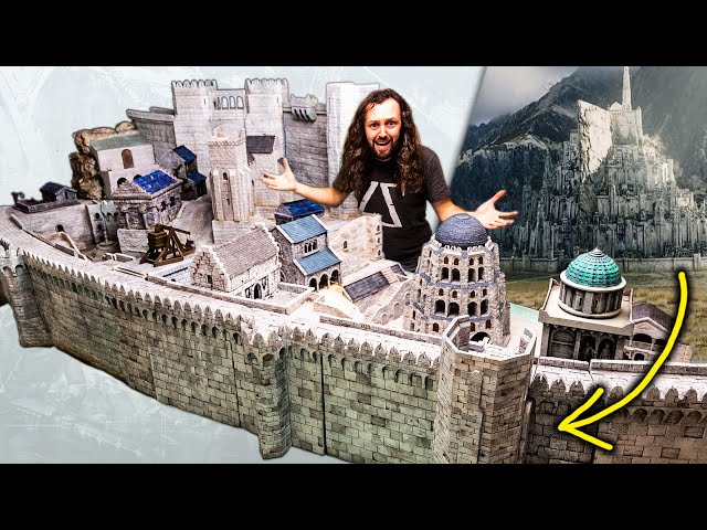 Minas Tirith recriada com palitos de fósforo! - NerdBunker