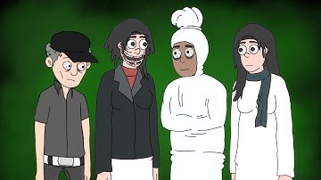 1 Jam Kompilasi Kartun Pocong Diaries 4 - Kartun Hantu Lucu - Animasi Horor