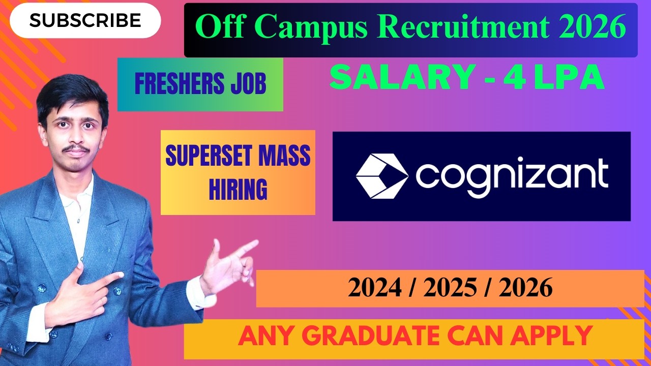 Cognizant Mass Superset Hiring 2026 | Cognizant hiring for 2024/2025 ...