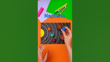 🪐 Make PLANETS with COLORFUL CLAY! #funnyvideo #diy