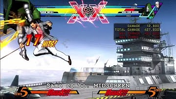 UMvC3: Solo Frank West level 1-3 combo guide