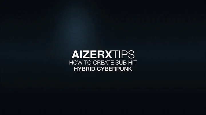 AIZERX TIPS  - How Create Sub Boom