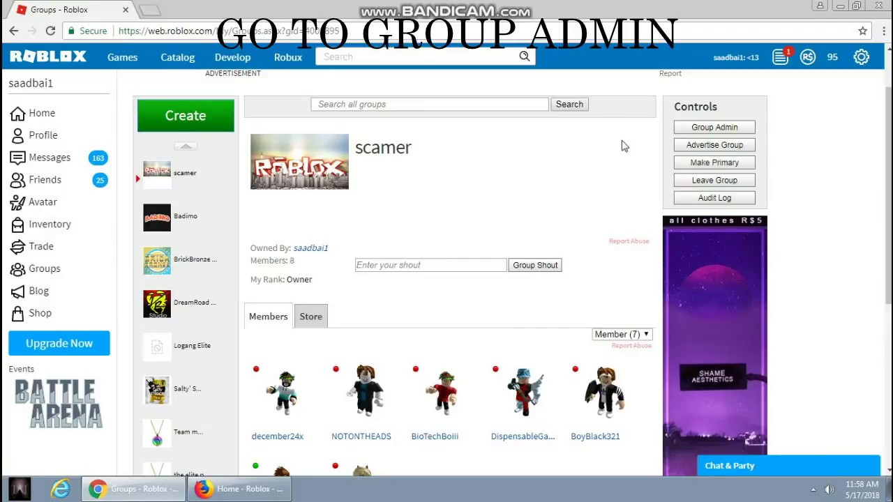 How To Send Robux In Your Friend But You Need Builders Club And Make A Group Youtube - send robux to friends no builder's club roblox