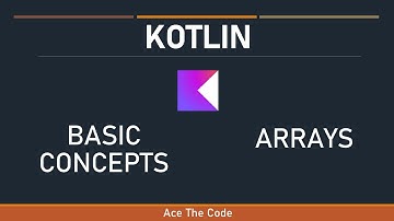 1-9 Kotlin Basic Concepts - Arrays