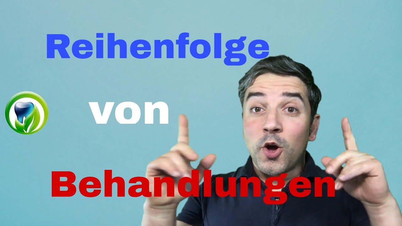Reihenfolge von Behandlungen führt zum Behandlungserfolg. Einfache / komplexe Fälle