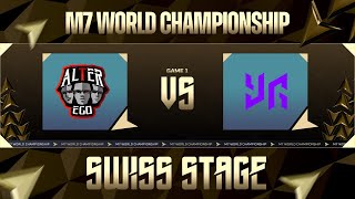 [EN] | M7 Swiss Stage Day 3 | AE vs YG | Game 1