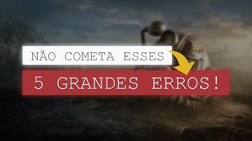 5 MAIORES ERROS do Game Dev Iniciante!