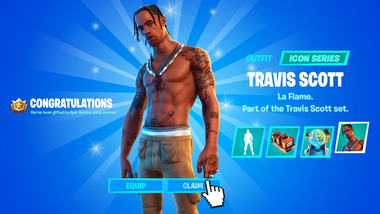 When is Travis Scott coming back to Fortnite? How to get rare
