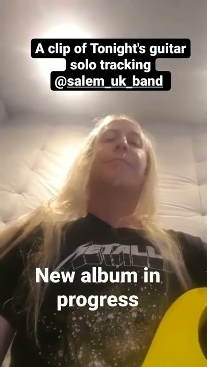 in the studio recording new album with Salem UK