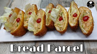 Bread Parcel | easy chicken snacks recipe | Pocket Parcel | chicken bread parcel recipe