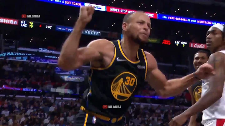 Never seen Wardell Curry so mad  Warriors vs Clippers