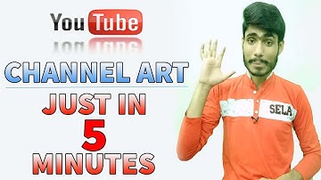 How To Make Youtube Banner | Youtube Channel Art in 5 Minutes |  secret guru
