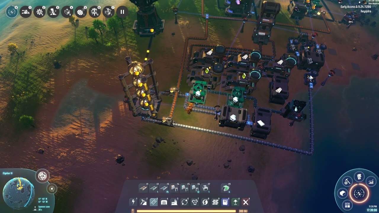 Dyson Sphere Program 13. Yellow cube for research purpose