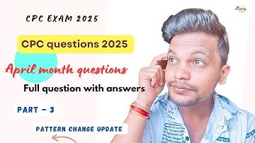 CPC exam 2025 ll April month question ll Part 3 #cpc  #cpcexam #aapc #icd #cpt #medicalcoding