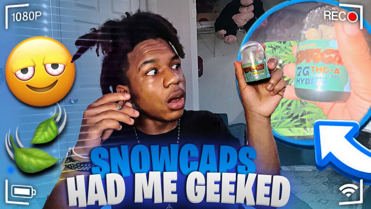 I tried snow caps for the first time * I was overly geeked *