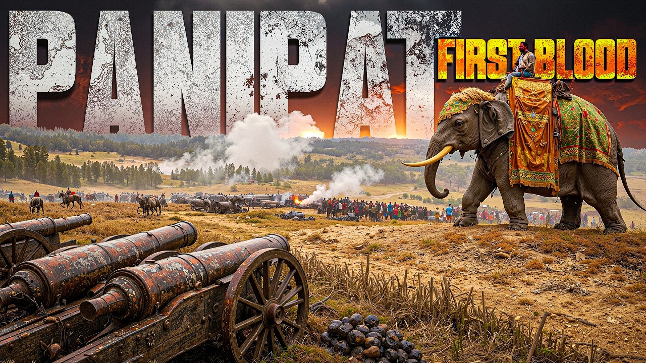 First Battle of PANIPAT: Babur INVADES Hindustan