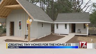 Chapel Hill church unveils new 'tiny homes' to address homelessness