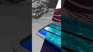 Process reel: Infinity Pool #digitalart #3drender #surreal #abstract #simulation