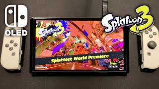 Splatoon 3 On Nintendo Switch Oled - Splatsville Overview