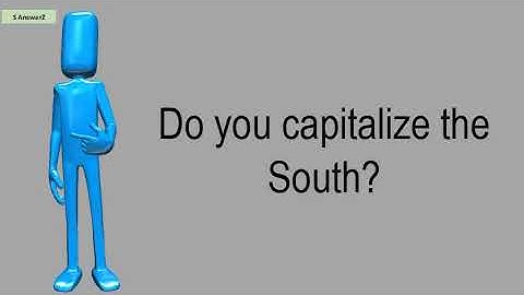 Do You Capitalize The South?