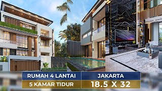 THIS LUXURY HOUSE IN JAKARTA HAS 5 SUPER SPACIOUS BEDROOMS!! - HOME DESIGN SERVICES