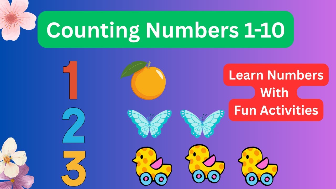 Learn to Count: Fun and Easy Number Lessons for Kids:Educational Video ...