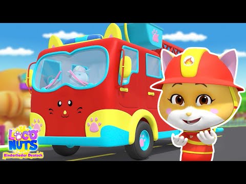 Räder am Feuerwehrauto Notfall Fahrzeug Reime Für Kinder - Loco nuts