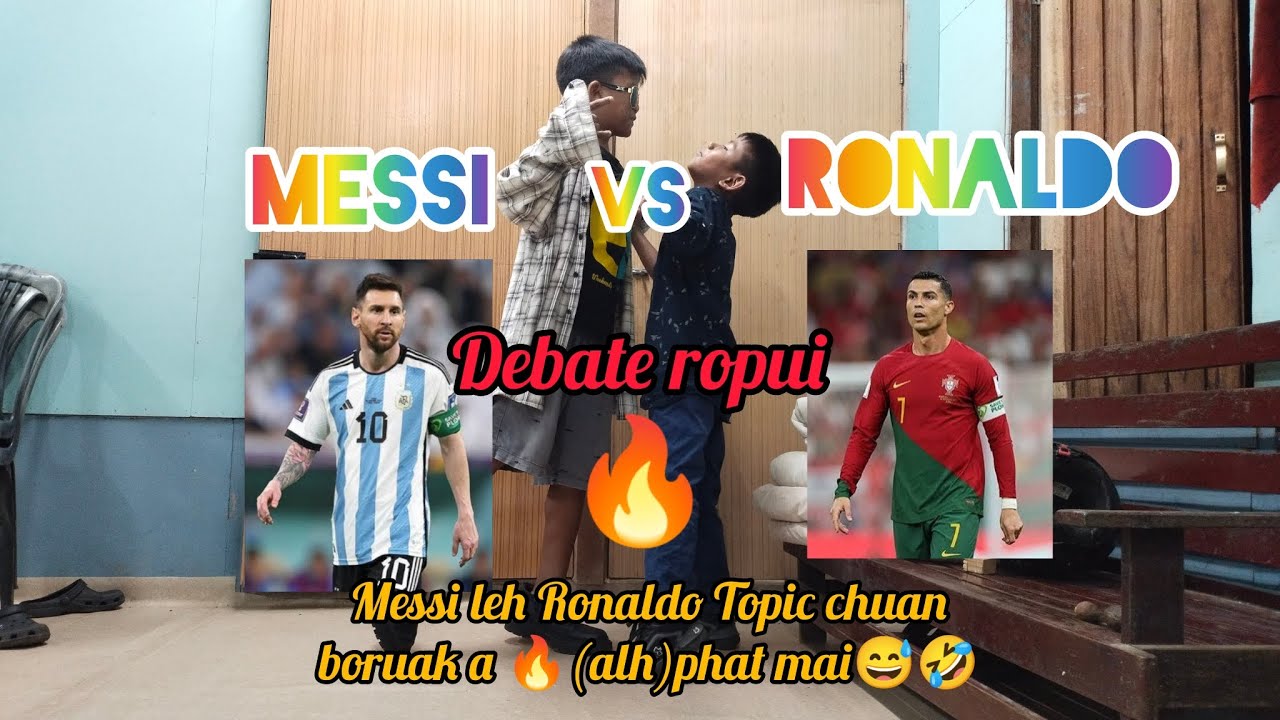 Quiz & Debate 😅🤣. Team Messi Vs Team Ronaldo 🔥😅. Boruak a hot hle mai..
