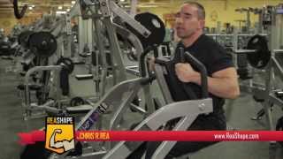 How To Workout Hammer Strength Back Routine with Chris R. Rea from ReaShape @ReashapeEZspeedbag