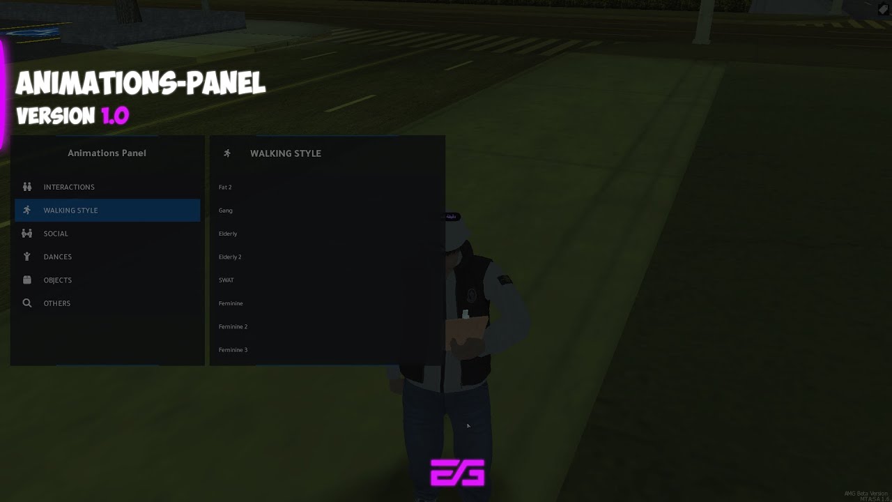 MTA:SA Animations Panel | تحميل قائمة الانيميشن 😎🔥 - YouTube