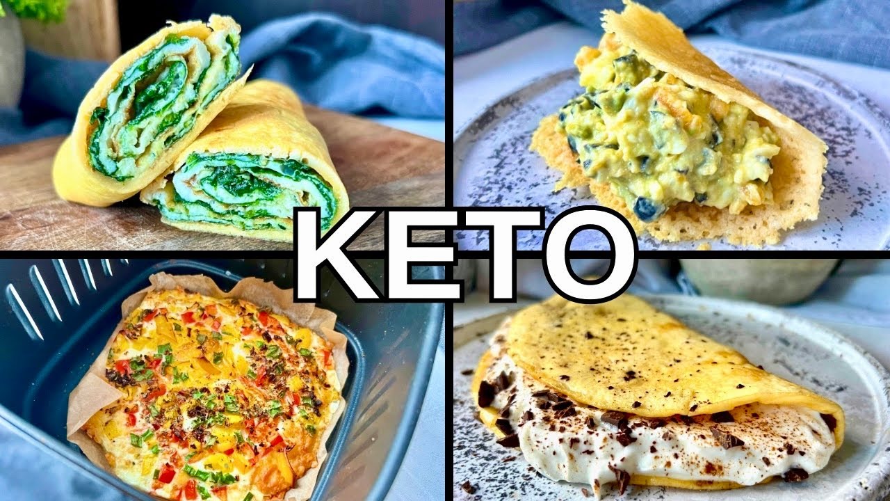 KETO ŚNIADANIA Z JAJKAMI NA 4 SPOSOBY | Przygotuj pyszne i zdrowe śniadanie