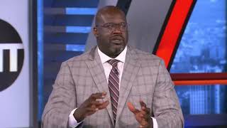 Chuck tells Shaq he's "overrated" and Shaq replies "9 rings up here and you ain't apart of that" 😂