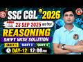 SSC CGL REASONING PAPER SOLUTION 2025 | REASONING ALL 46 SHIFT SOLUTION | SSC CGL REASONING 2026