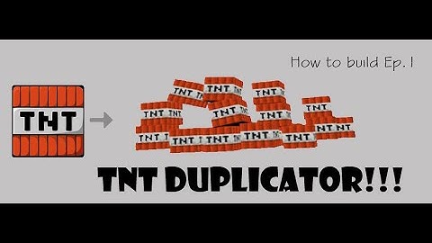 HOW TO BUILD A TNT DUPLICATOR (WORKING) 1.15, 1.15.1, 1.15.2, 1.16, 1.16.1+... How to build Ep.1