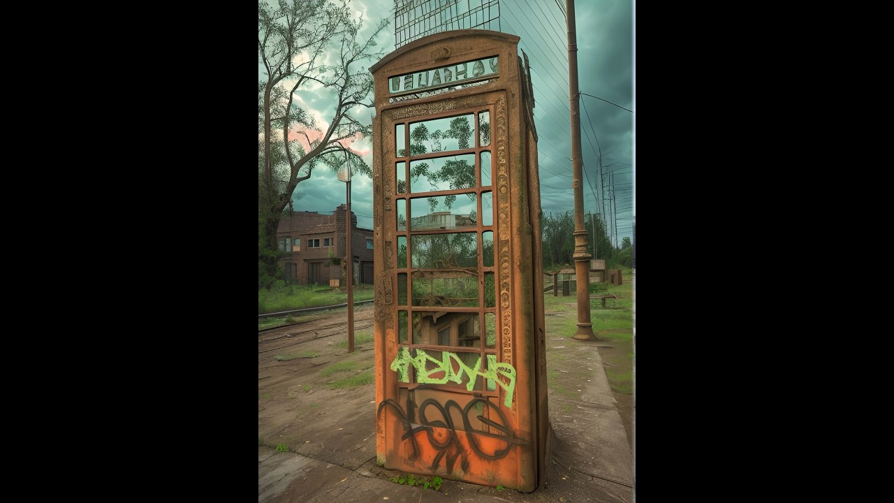 ABANDONED PHONE BOX LONDON 