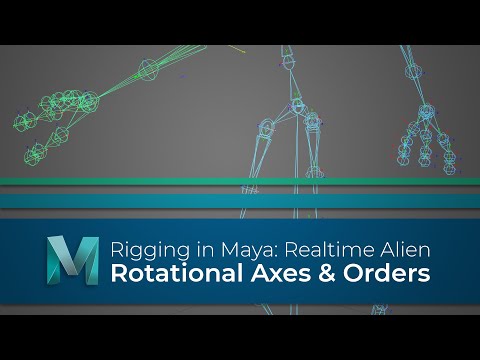 #RiggingInMaya | Part 04 | Rotational Axes & Orientations