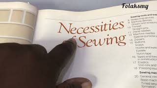 Complete Guide to Sewing Lets read together Part 1