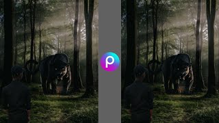 Picsart Black Panther Photo Editing | Picsart Dark Shadow Effect Photo Editing | Creative Photo Edit screenshot 1
